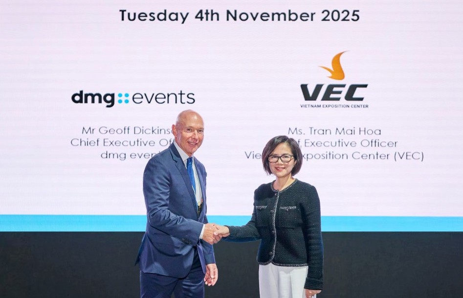 Trung tâm triển lãm Việt Nam (VEC) và dmg events hợp tác ra mắt hội nghị - triển lãm năng lượng toàn cầu