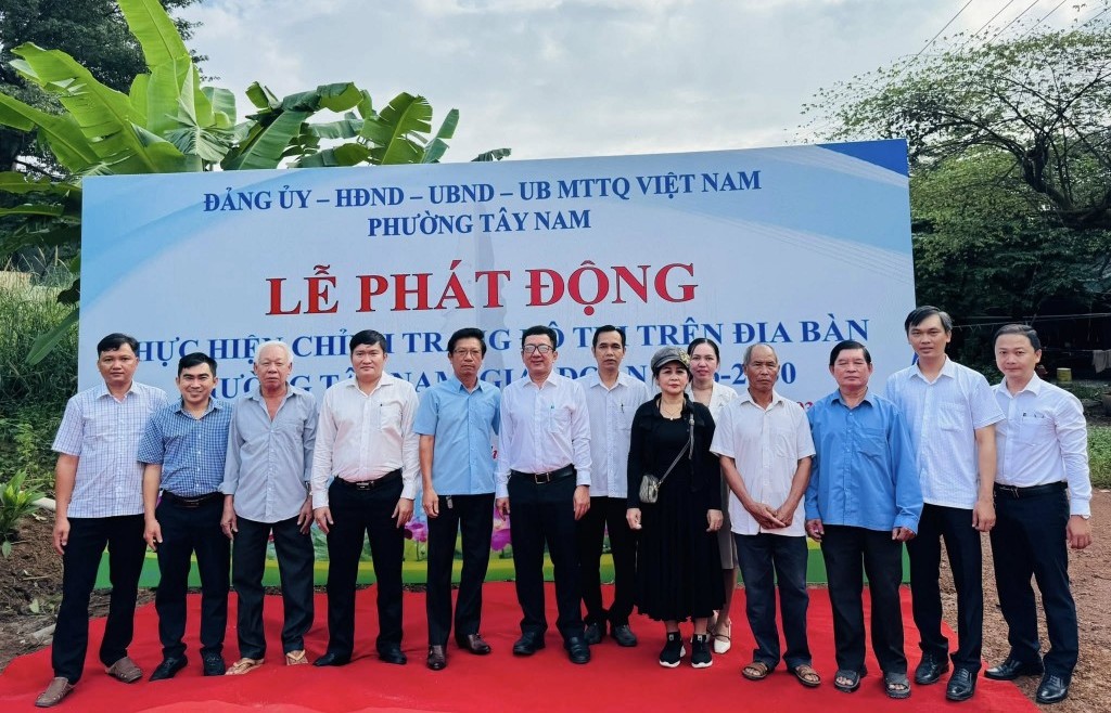 Phường Tây Nam tăng tốc chỉnh trang đô thị, hoàn thiện hạ tầng