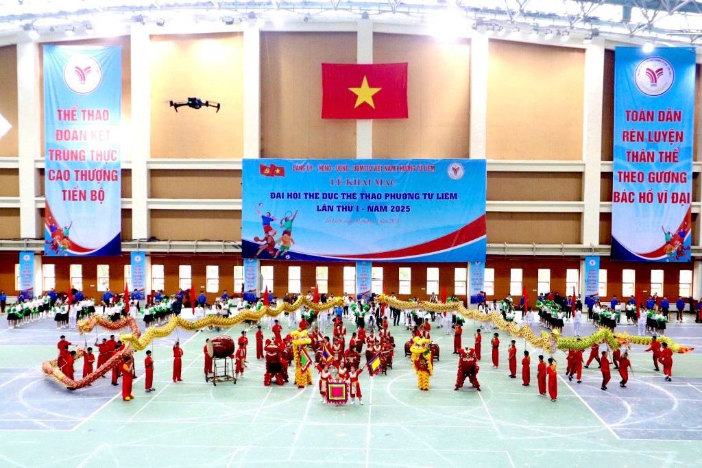 Tưng bừng khai mạc Đại hội Thể dục Thể thao lần thứ I năm 2025