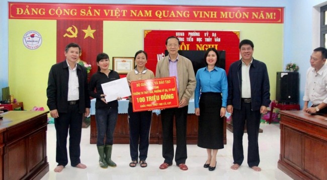 Ngành Giáo dục TP Huế thiệt hại trên 18 tỷ đồng sau mưa lũ