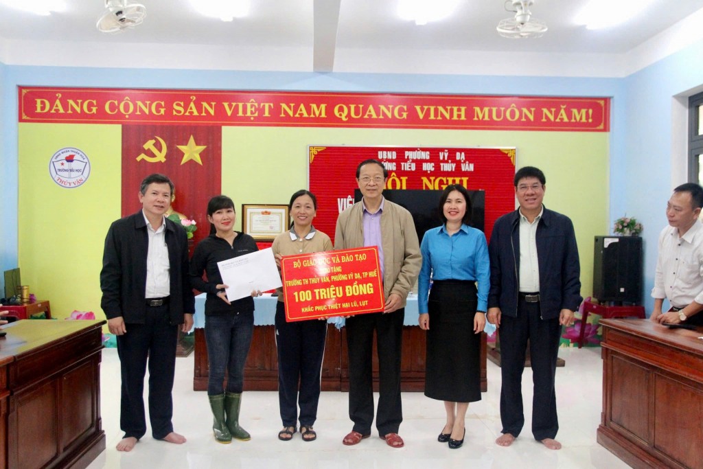 Ngành Giáo dục TP Huế thiệt hại trên 18 tỷ đồng sau mưa lũ