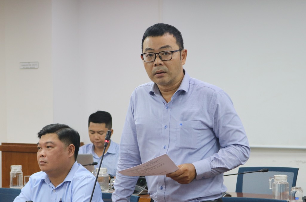 Ông Lê Minh Nhựt, Phó Chủ tịch UBND phường An Lạc, thông tin tại buổi họp báo Ông Lê Minh Nhựt, Phó Chủ tịch UBND phường An Lạc, thông tin tại buổi họp báo