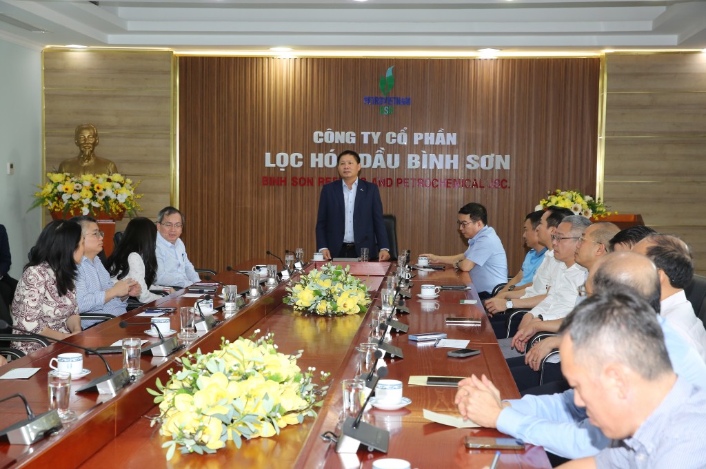 Chủ tịch HĐQT Bùi Ngọc Dương kêu gọi NLĐ BSR ủng hộ đồng bào Quảng Ngãi