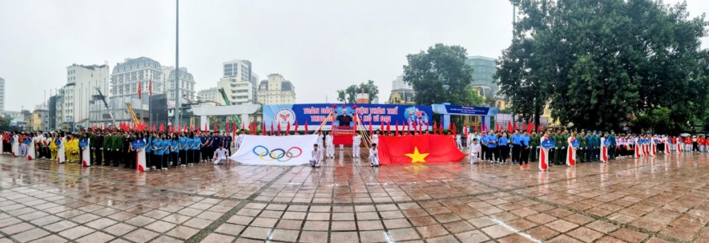 Đại diện các vận động viên tham gia Đại diện các vận động viên tham gia