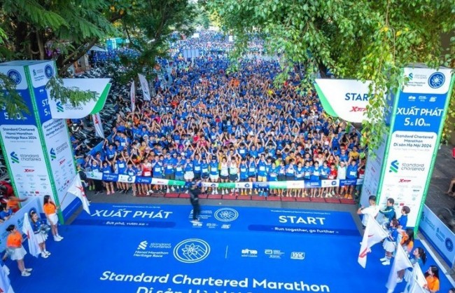 Standard Chartered Marathon Di sản Hà Nội 2025 vì môi trường không khói thuốc