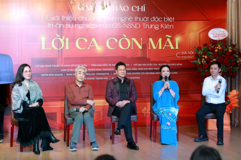 Chương trình Hành trình tiếp nối dòng chảy âm nhạc của GS.NSND Trung Kiên