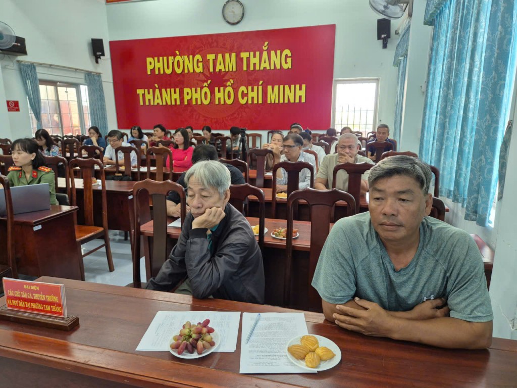 Phường Tam Thắng tăng cường vận động người dân phòng, tránh vi phạm IUU Phường Tam Thắng tăng cường vận động người dân phòng, tránh vi phạm IUU