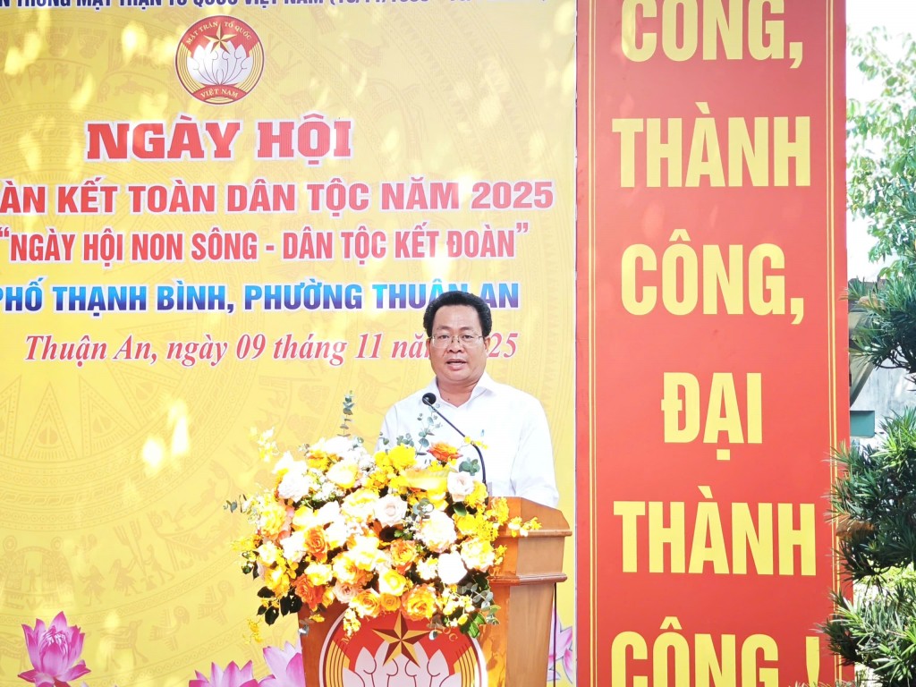 Tinh thần Đại đoàn kết toàn dân tộc lan tỏa tại phường Thuận An Tinh thần Đại đoàn kết toàn dân tộc lan tỏa tại phường Thuận An