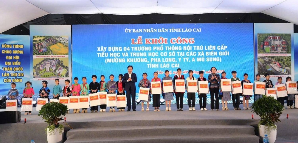 Lào Cai: Khởi công xây dựng 4 ngôi trường tại các xã biên giới Lào Cai: Khởi công xây dựng 4 ngôi trường tại các xã biên giới
