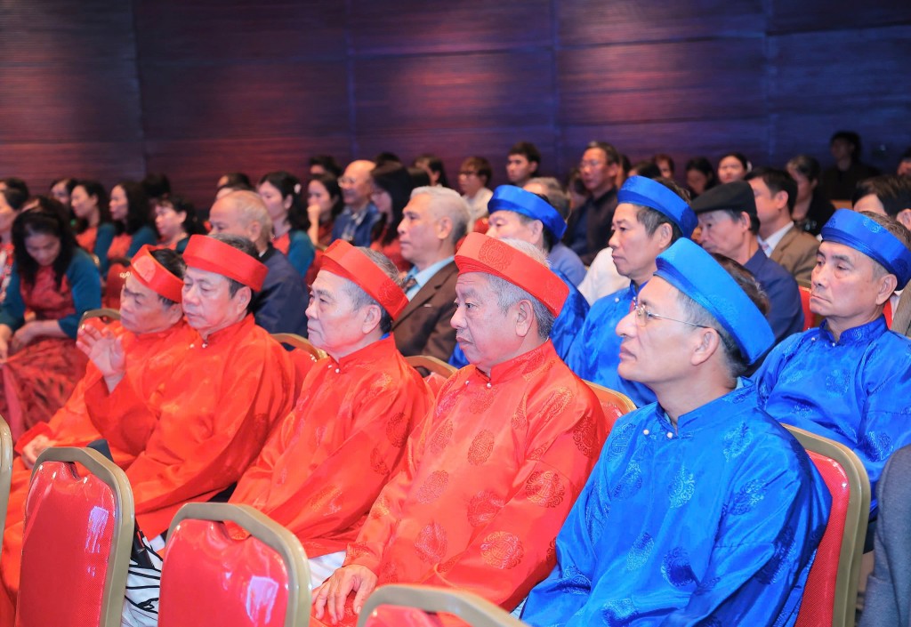 Buổi lễ có sự tham gia của đông đảo Nhân dân xã Hoài Đức (Hà Nội)