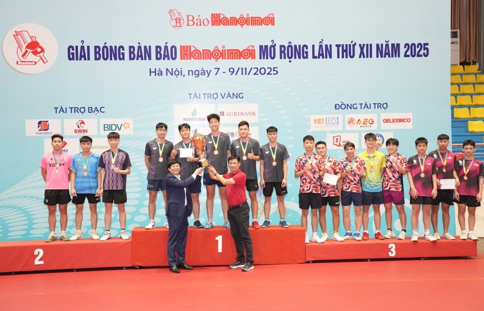 Dư âm những trận cầu đỉnh cao tại Giải Bóng bàn Báo Hànộimới