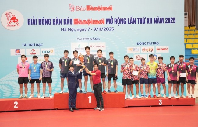 Dư âm những trận cầu đỉnh cao tại Giải Bóng bàn Báo Hànộimới