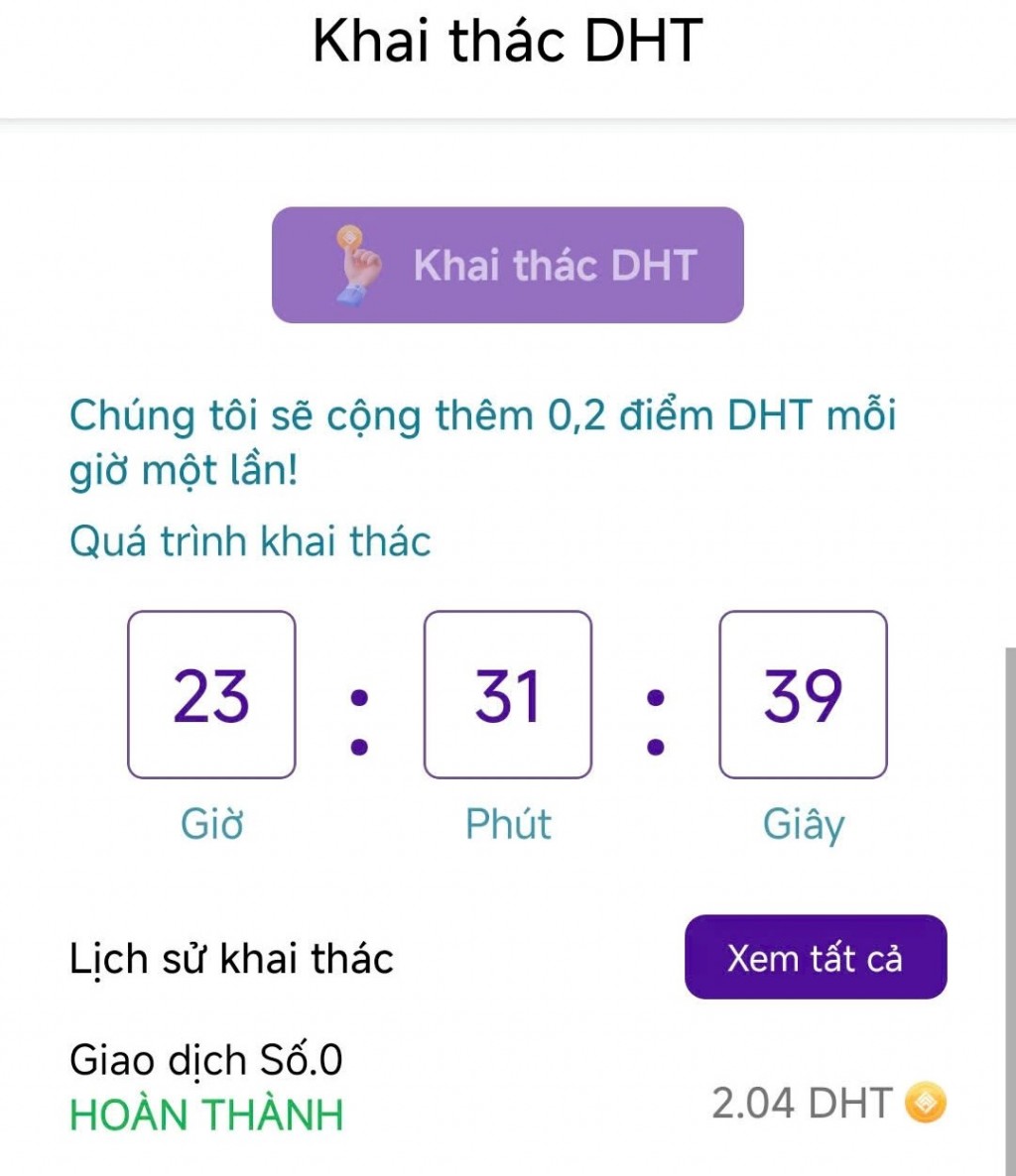 App đầu tư vào hệ thống tiền ảo