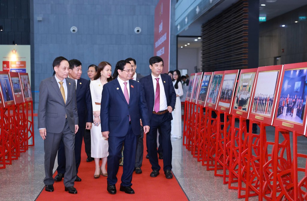 Thủ tướng Phạm Minh Chính đến dự Đại hội Thi đua yêu nước Bộ Ngoại giao - Ảnh: VGP/Nhật Bắc Thủ tướng Phạm Minh Chính đến dự Đại hội Thi đua yêu nước Bộ Ngoại giao - Ảnh: VGP/Nhật Bắc