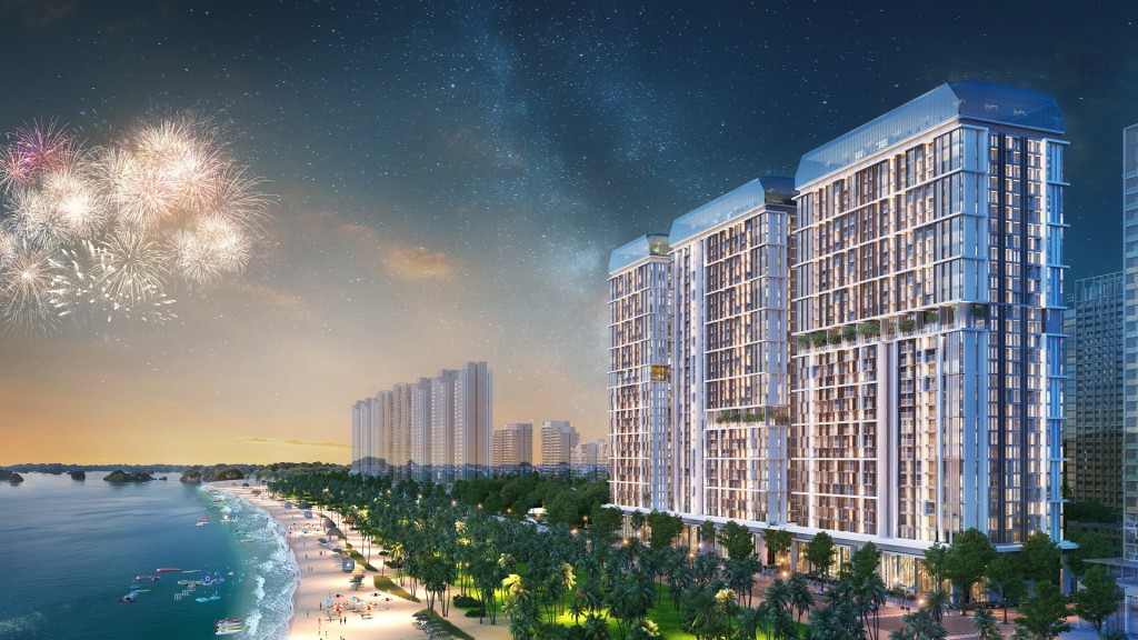 Sun Centro Town – tọa độ lưu trú 5 sao tại Bãi Cháy. Ảnh: Sun Property.
