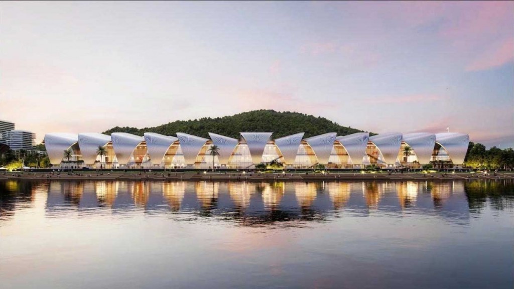 Phối cảnh Trung tâm tổ chức hội nghị APEC Phối cảnh Trung tâm tổ chức hội nghị APEC