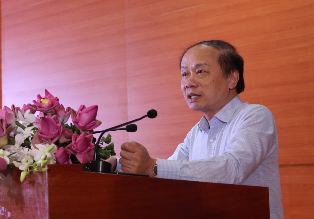  Phạm Tất Thắng, Ủy viên Ban Chấp hành Trung ương Đảng, Phó Trưởng Ban Tuyên giáo và Dân vận Trung ương phát biểu định hướng tuyên truyền trong thời gian tới.