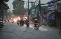 Sức gió mạnh nhất vùng gần tâm bão số 14 mạnh cấp 12