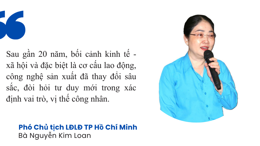 Khẳng định vai trò của công nhân trong thời kỳ mới