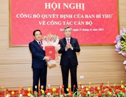 Chủ tịch UBND tỉnh Ninh Bình Phạm Quang Ngọc làm Phó bí thư Tỉnh ủy Hưng Yên