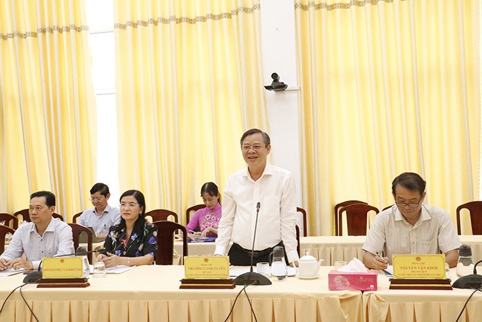 Chủ tịch UBND TP.Cần Thơ Trương Cảnh Tuyên 