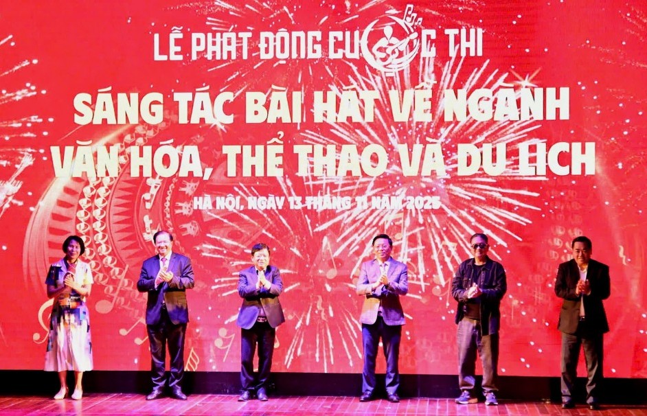 Phát động cuộc thi sáng tác ca khúc về ngành Văn hóa, Thể thao