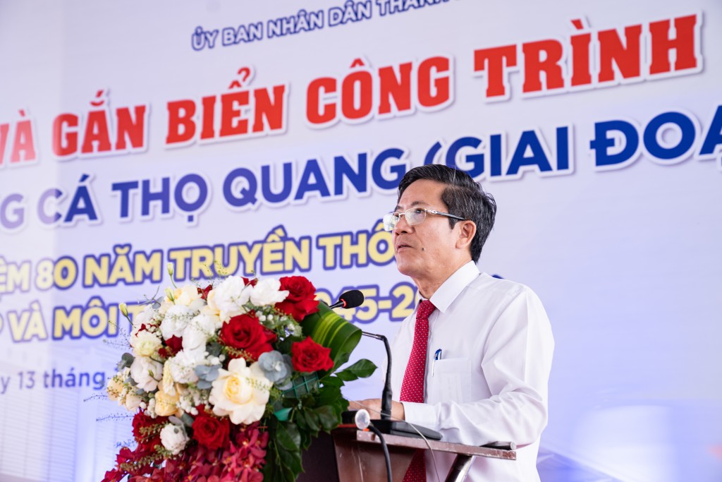 Phó Chủ tịch UBND TP Đà Nẵng Trần Nam Hưng phát biểu tại chương trình. Phó Chủ tịch UBND TP Đà Nẵng Trần Nam Hưng phát biểu tại chương trình.