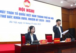Cho ý kiến vào chương trình và nhân sự Đại hội MTTQ TP Hà Nội