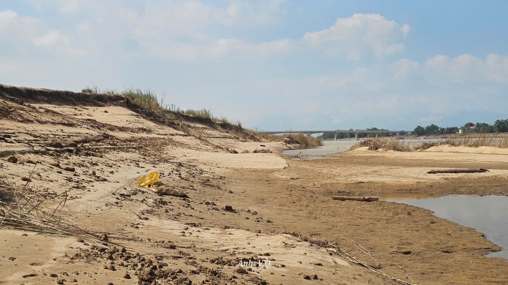 Cát bồi lấp cả một vùng, người dân tại xã Gò Nổi điêu đứng Cát bồi lấp cả một vùng, người dân tại xã Gò Nổi điêu đứng