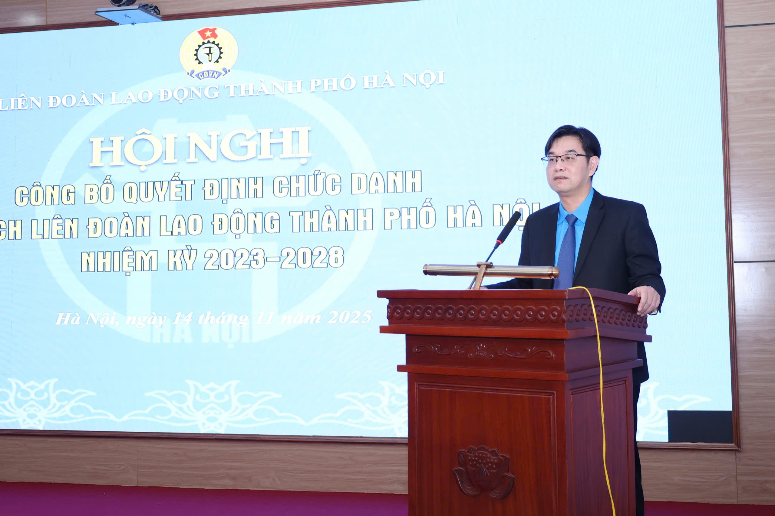 Đồng chí Nguyễn Văn Thắng giữ chức Chủ tịch LĐLĐ thành phố Hà Nội