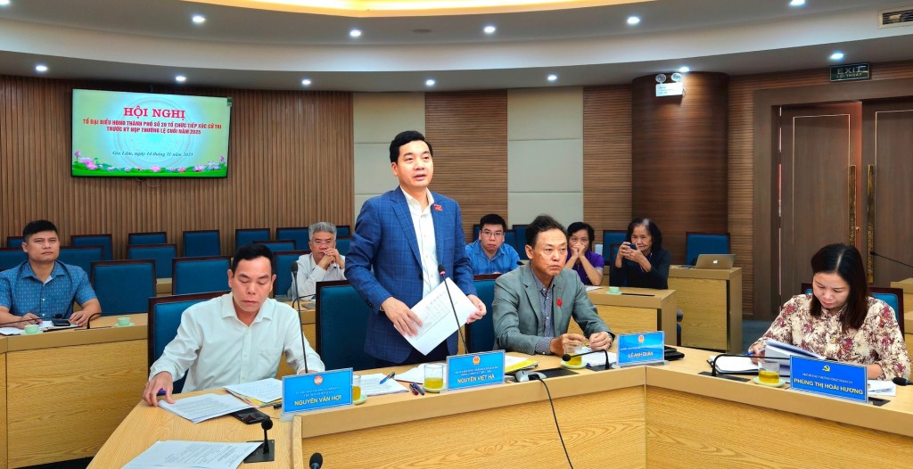 Cử tri Gia Lâm, Phù Đổng, Thuận An, Bát Tràng đề nghị siết chặt quản lý đất đai Cử tri Gia Lâm, Phù Đổng, Thuận An, Bát Tràng đề nghị siết chặt quản lý đất đai