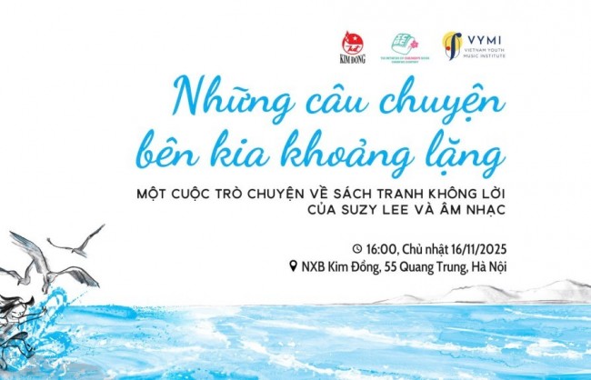 Cuộc trò chuyện về sách tranh không lời của Suzy Lee và âm nhạc