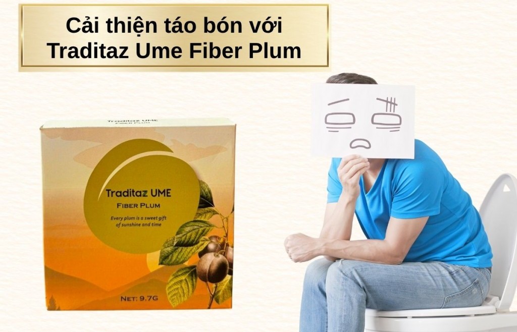 Quả mơ Traditaz Ume Fiber Plum: Bí quyết nhẹ bụng, hỗ trợ giảm táo bón tự nhiên