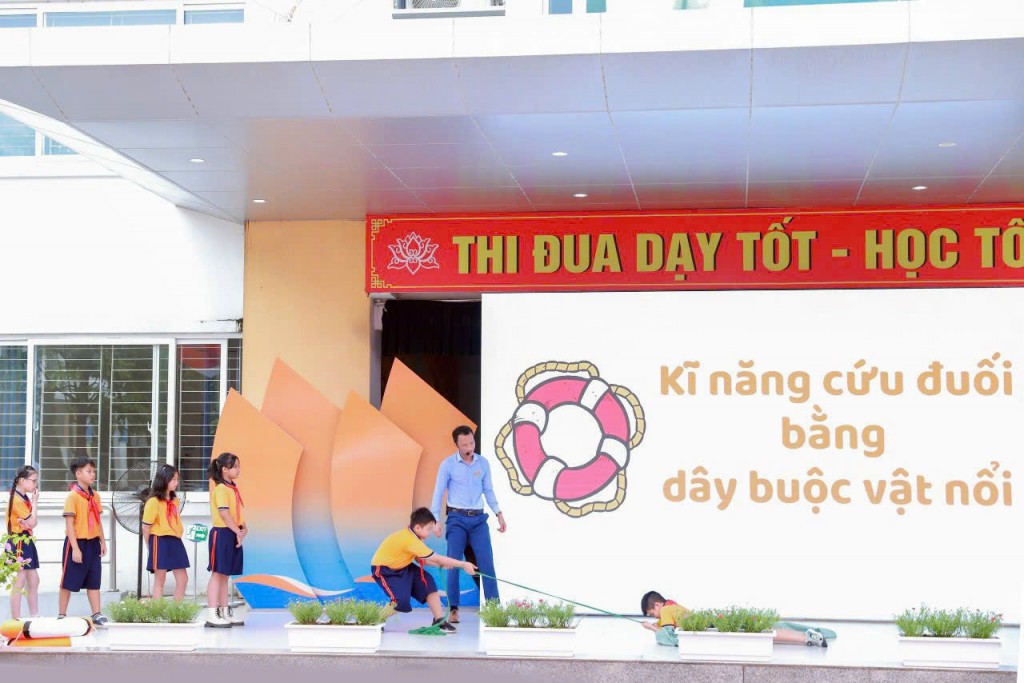 Những hoạt động Đội do thầy Hiệp xây dựng đã được nhiều trường ứng dụng
