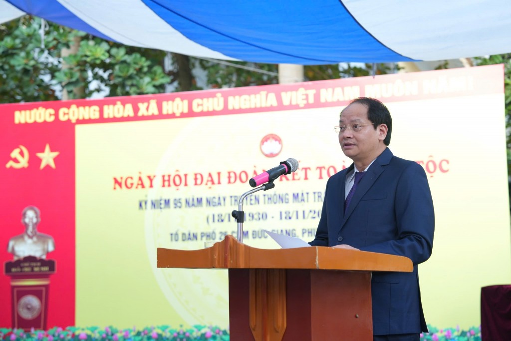 Ngày hội Đại đoàn kết lan tỏa yêu thương tại phường Việt Hưng