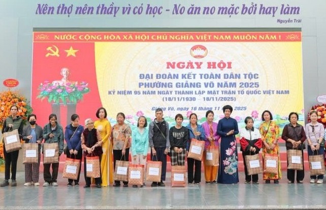 Phường Giảng Võ phát huy sức mạnh khối đại đoàn kết toàn dân tộc