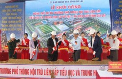 Khởi công xây dựng Trường nội trú liên cấp tại 7 xã biên giới