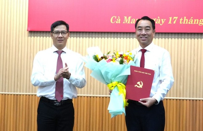 Chủ tịch UBND tỉnh Vĩnh Long được chỉ định giữ chức Phó Bí thư Tỉnh ủy Cà Mau