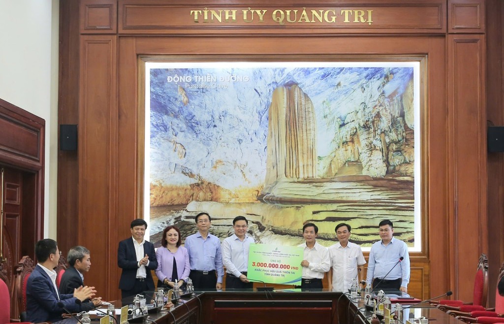 Petrovietnam đồng hành cùng tỉnh Quảng Trị và TP Huế khắc phục hậu quả thiên tai