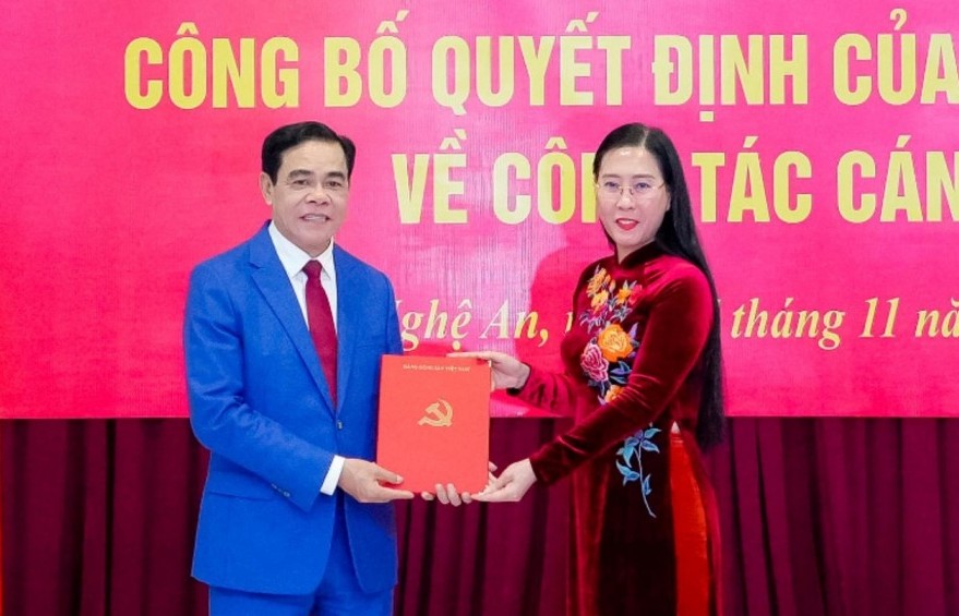 Đồng chí Võ Trọng Hải giữ chức Phó Bí thư Tỉnh ủy Nghệ An