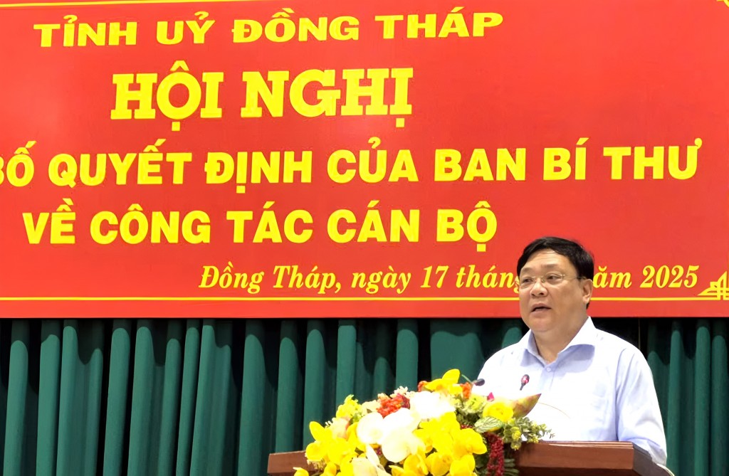 Đồng chí Phạm Thành Ngại giữ chức Phó Bí thư Tỉnh ủy Đồng Tháp