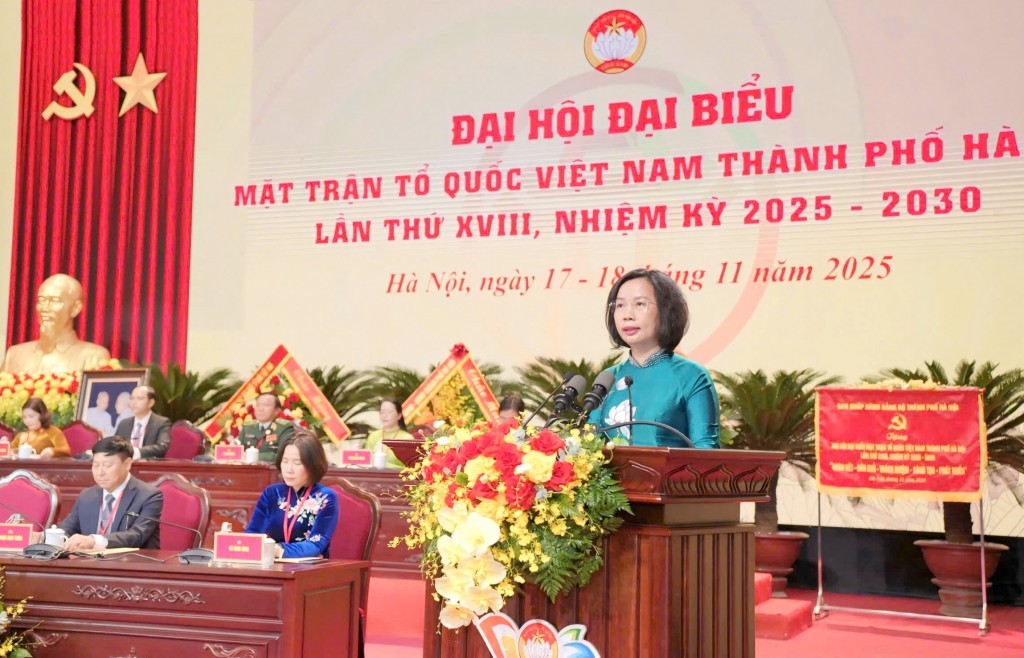 Khai mạc trọng thể Đại hội đại biểu MTTQ Việt Nam TP Hà Nội lần thứ XVIII