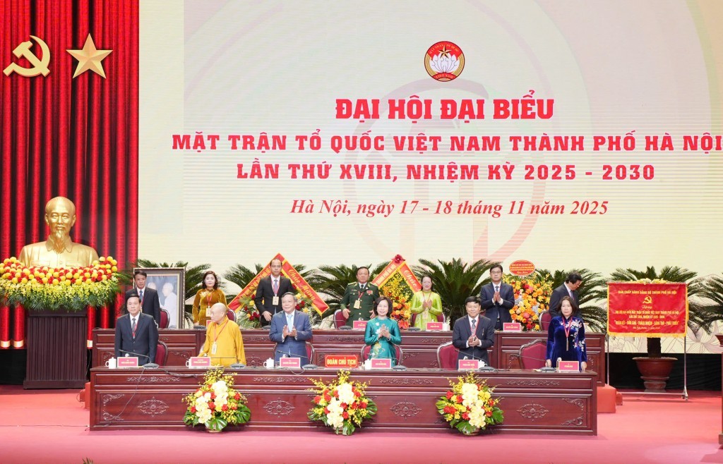 Khai mạc trọng thể Đại hội đại biểu MTTQ Việt Nam TP Hà Nội lần thứ XVIII