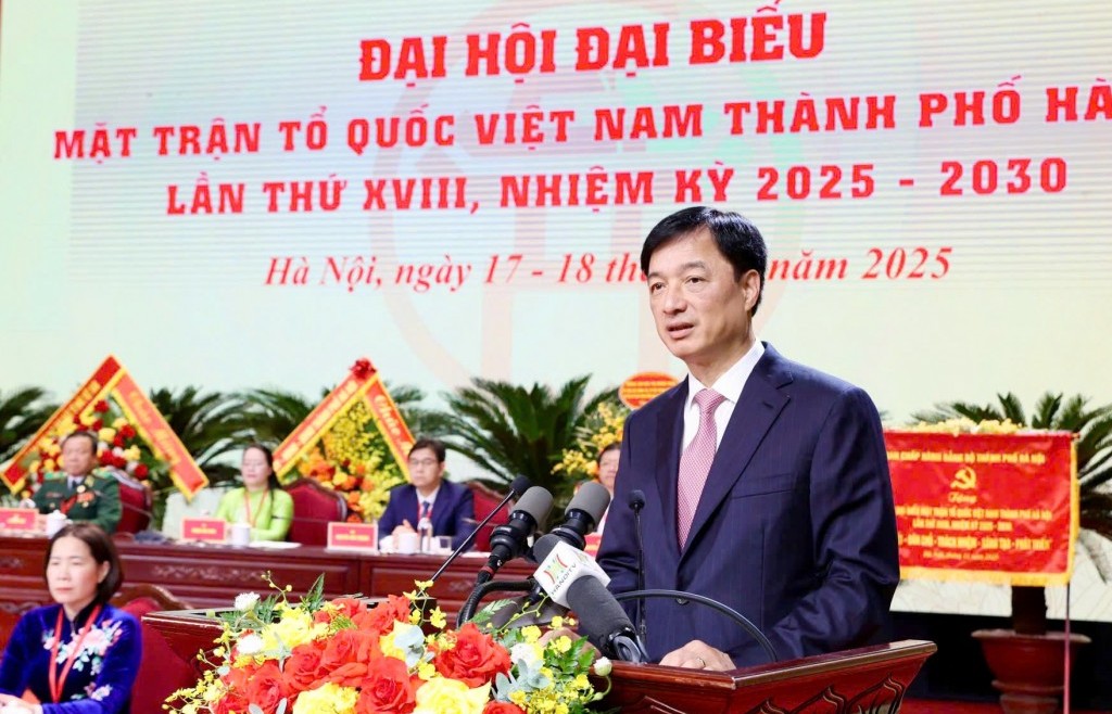 Khai mạc trọng thể Đại hội đại biểu MTTQ Việt Nam TP Hà Nội lần thứ XVIII