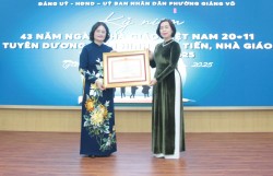 Phường Giảng Võ tuyên dương điển hình tiên tiến, nhà giáo tiêu biểu