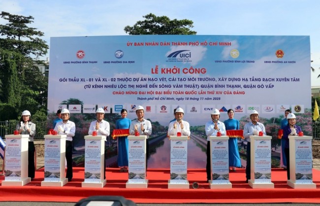 TP Hồ Chí Minh: Khởi công 2 gói thầu cải tạo rạch Xuyên Tâm
