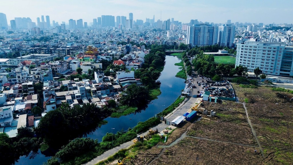 TP Hồ Chí Minh: Khởi công 2 gói thầu cải tạo rạch Xuyên Tâm