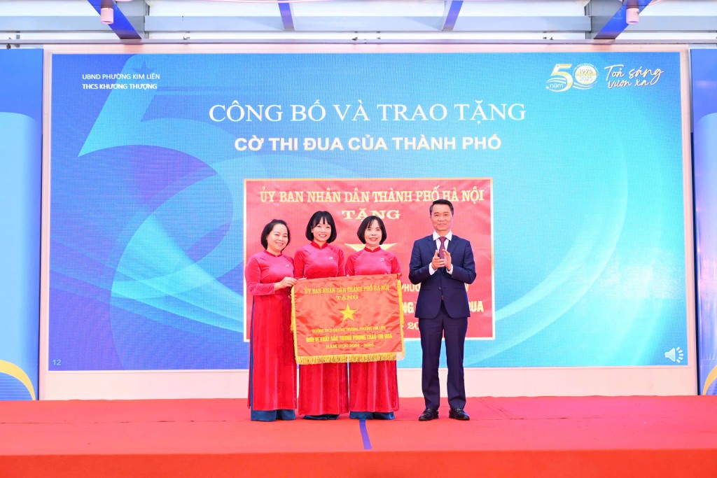 Trường THCS Khương Thượng: 50 năm thắp sáng tri thức, vững bước vươn xa