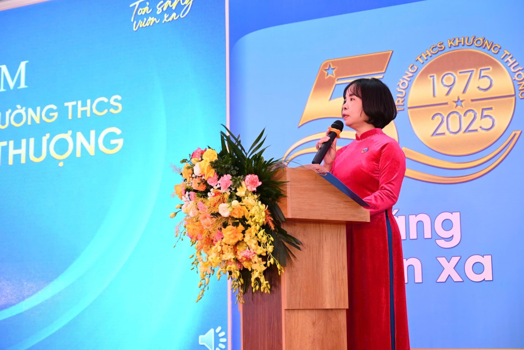 Trường THCS Khương Thượng: 50 năm thắp sáng tri thức, vững bước vươn xa