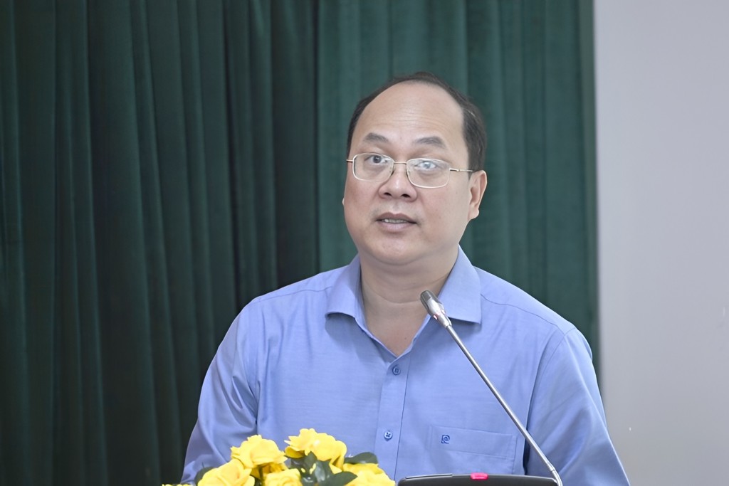  Nguyễn Hồ Hải, Bí thư Tỉnh ủy Cà Mau phát biểu tại buổi làm việc.